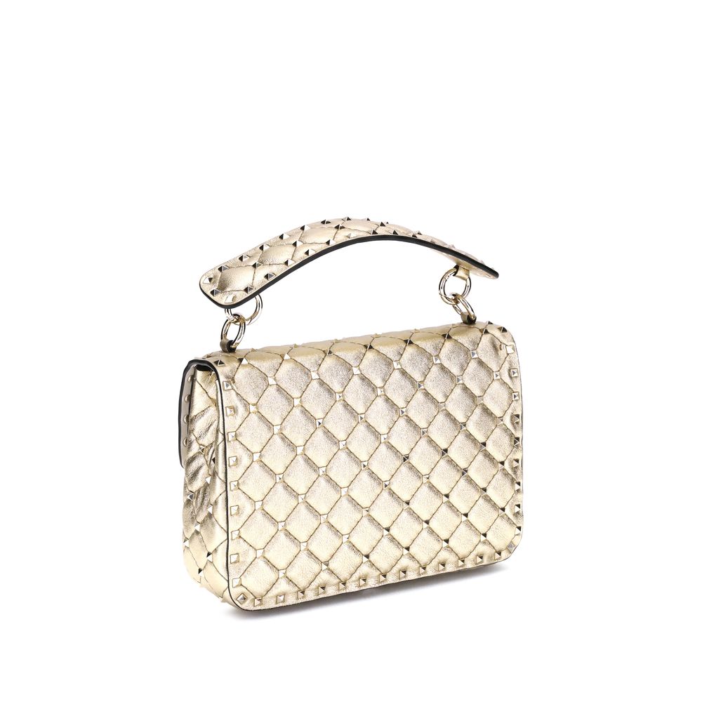 Valentino Garavani Schultertasche aus Kalb-Leder in Goldfarben